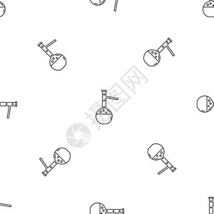 烧杯无缝矢量重复图片