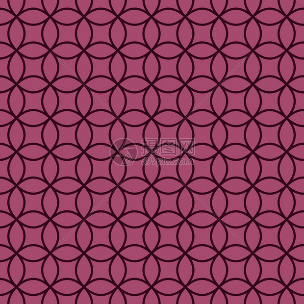 圆形紫线图案矢量背景