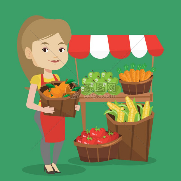 街头卖水果的人