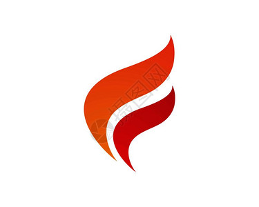 英文字母f的变形插画