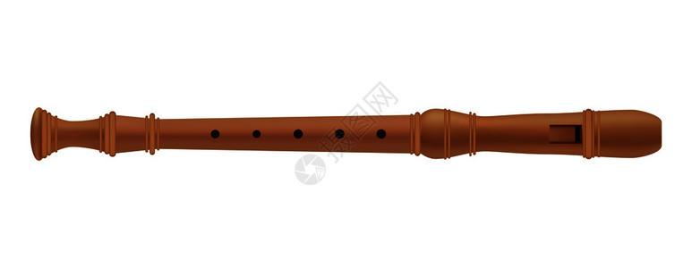 木制模型的音乐笛子图片