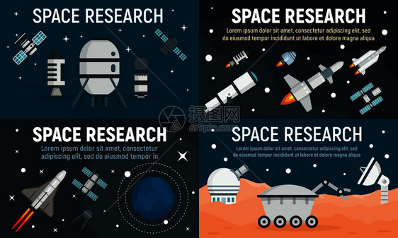 空间研究技术标语图片