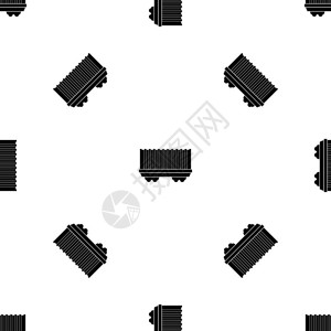 载货车黑色重复矢量几何图图片