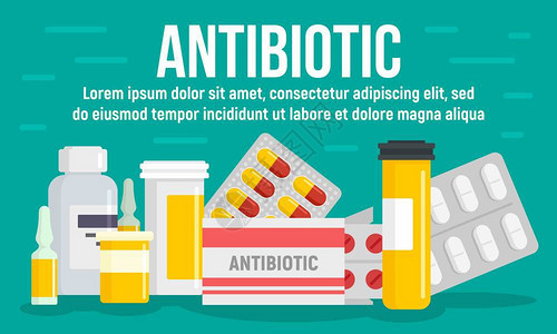医学抗生素背景图片
