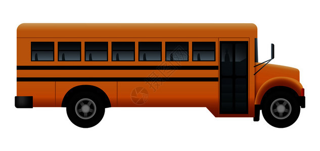 学校公共汽车模型图片