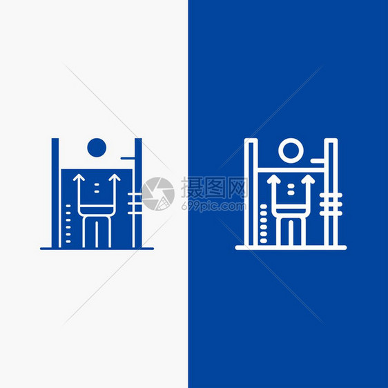 蓝色抽象图标图片