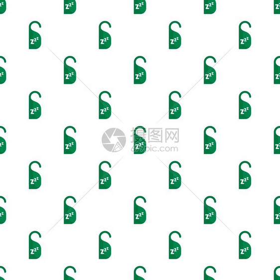 网络设计绿色睡眠架标签矢量图图片