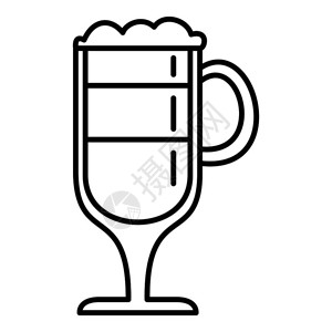 美式黑色背景插画