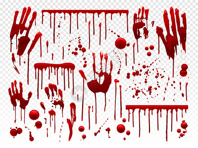 谋杀红油漆喷洒圣洁血迹斑点和滴恐怖谋杀纹理血迹滴背景