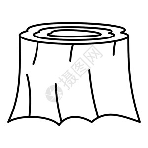 松木实木床板插画