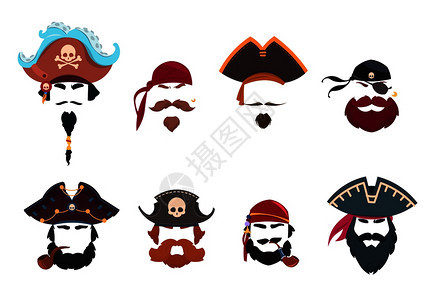 海盗矢量图图片