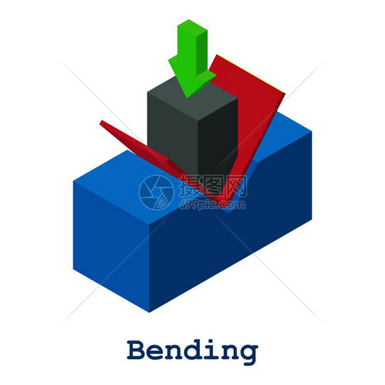 弯曲金属图示用于Web的弯曲金属图示等量弯曲金属图示等量3d样式图片