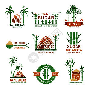 甘蔗生产糖厂农场糖业叶供您使用的标签生态农业产叶质纸业生产带质或标签图片