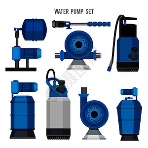 污水处理机插画_污水处理机卡通_污水处理机插图_手绘_板绘_摄图网