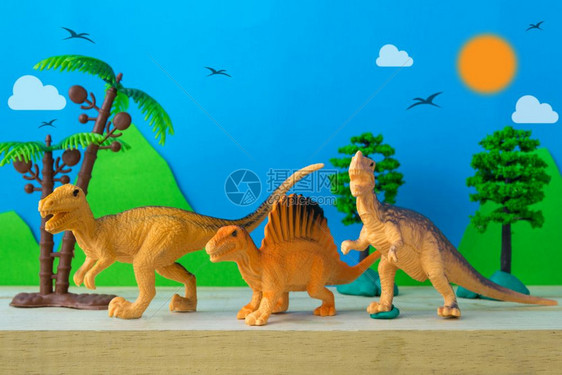 以野生模型为背景的恐龙猎人图片