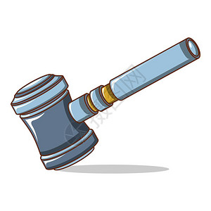 司法管辖权法官大锤图标法官大锤向量图标卡通用于孤立白色背景的网络