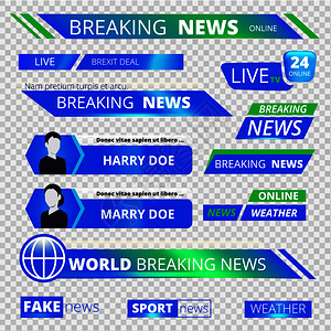 电视标语头条新闻电视广播体育标语头条矢量插图电视广播体育标语头条背景图片