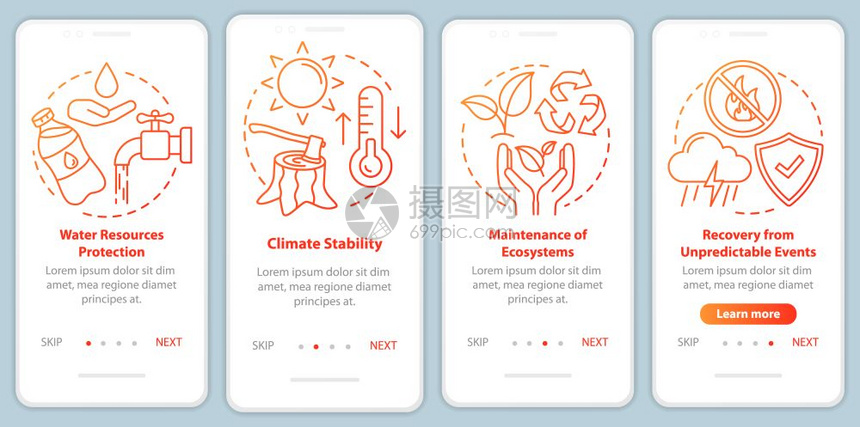 节约用水保护环境可持续发展概念图片