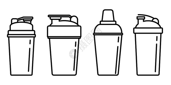塑料水马插画_塑料水马卡通_塑料水马插图_手绘_板绘_摄图网