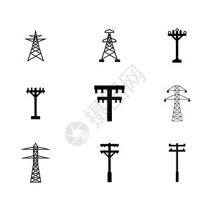 ElectrikalTeti图示标矢量设计图图片