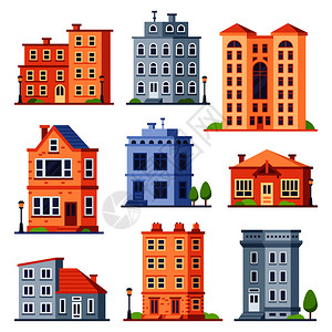 户外别墅插画_户外别墅卡通_户外别墅插图_手绘_板绘_摄图网