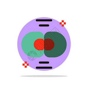 生物化学细胞分裂抽象圆图片
