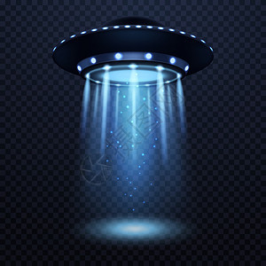 发射光束的ufo外星飞船图片
