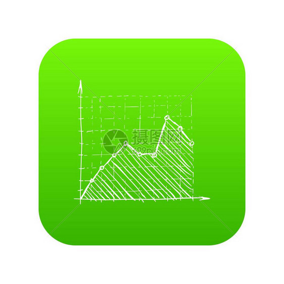 图表手工绘制的网络增长图矢量插生长手工绘制的风格图片