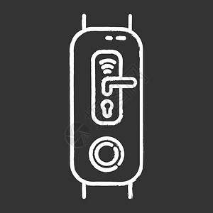 数字安全门锁插画_数字安全门锁卡通_数字安全门锁插图_手绘_板绘_摄