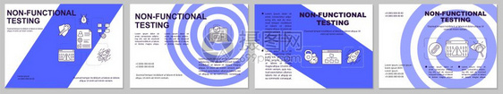 传单小册子印刷有线插图的封面设计杂志年度报告广海的矢量页面布局图片