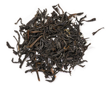 黑龙茶白色背景的黑茶叶背景