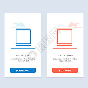 图片库设置时间轴蓝色和红下载现在购买网络部件卡模板背景图片