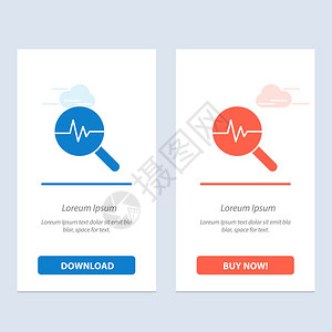 图形信息搜索表蓝色和红下载并购买网络部件卡模板图片