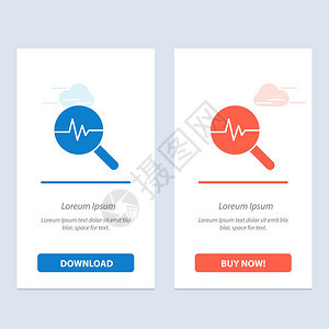 图形信息搜索表蓝色和红下载并购买网络部件卡模板图片