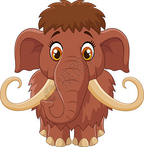 可爱长毛象高清背景图片卡通长毛象高清背景图片长毛象高清背景图片