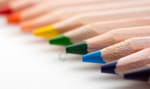 彩色背景彩色铅笔背景
