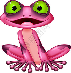 卡通可爱的青蛙图片