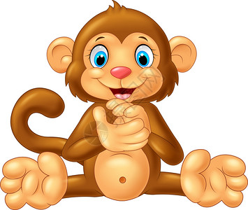 卡通水果动物插画