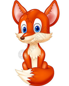 卡通可爱的狐狸图片
