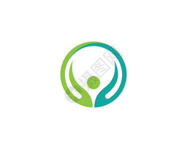 少先队徽章健康生命标识模板矢量设计图片