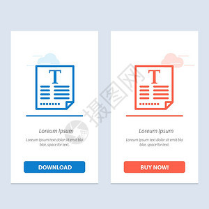 文档本海报源蓝色和红下载并购买网络部件卡模板图片