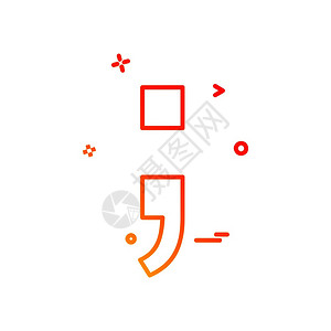 刚构桥梁分号图标设计矢量插画