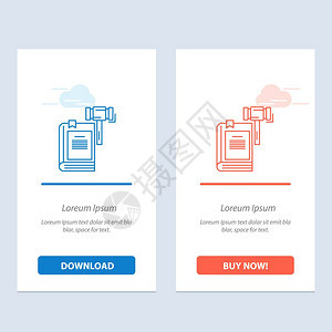 法律行动拍卖法院墙架锤子合法的蓝色和红下载现在购买网络部件卡模板图片