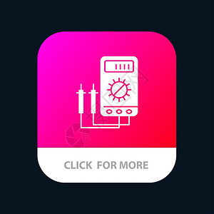 电流计安培仪瓦特数字测试器移动应用程序按钮图片