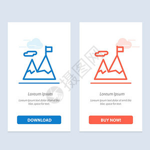 完成商务任动机蓝色和红下载并购买网络部件卡模板图片