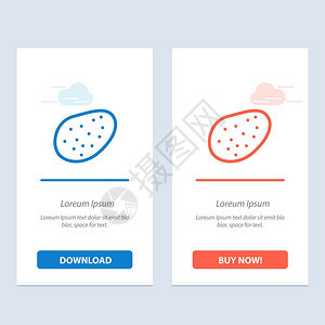 土豆食物蓝红土豆下载现在购买网络元件卡模板图片
