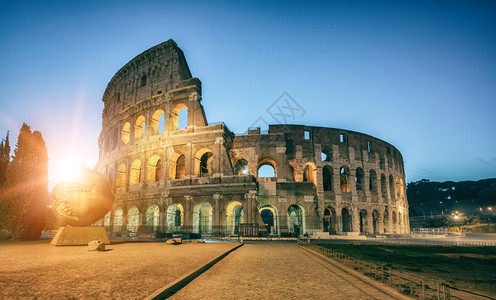 古罗马的罗马论坛遗址图片