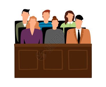 陪审团判员法庭公诉人背景图片