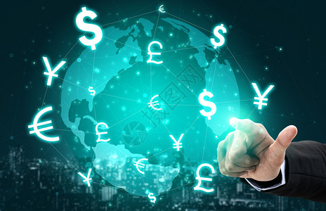 全球外汇融资国际前列腺市场世界货币符号转换不同图片