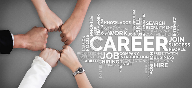 朋友圈招募人力资源征聘和员联网概念现代图形界面显示专业雇员的聘用